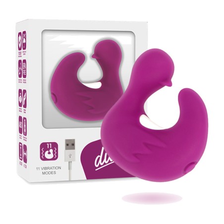 rechargeable silicone duck-shaped finger stimulator duckymania-20463