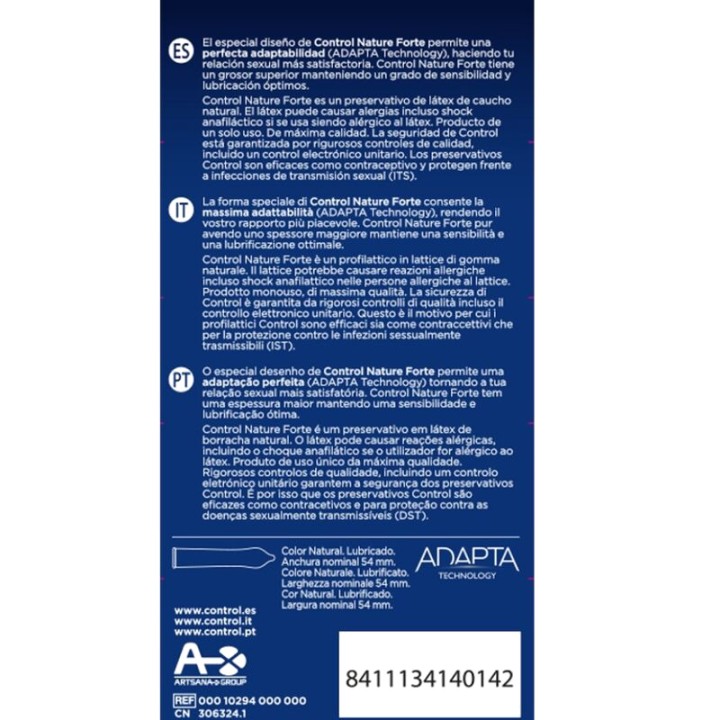CONTROL Extra sichere Kondome FORTE 12 UDS D-211861