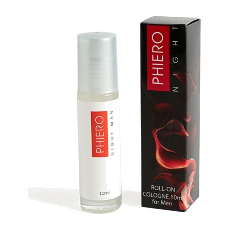 men's pheromone perfume with roll-on applicator phiero-night man