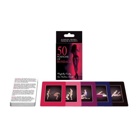 juego de cartas de 50 posiciones de bondage