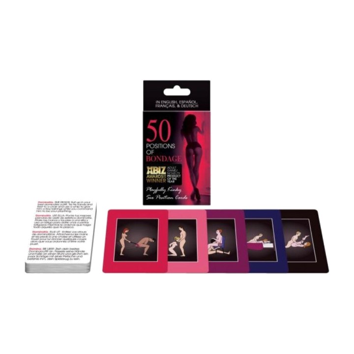 KHEPER GAMES Gioco di carte bondage con 50 posizioni