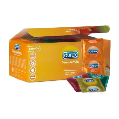flavored condoms pleasure fruits 144 uds