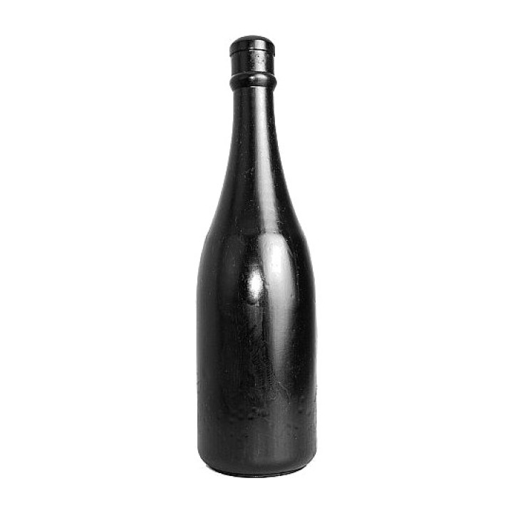 ALL BLACK Plug anal en forme de bouteille 34,5 CM D-222834