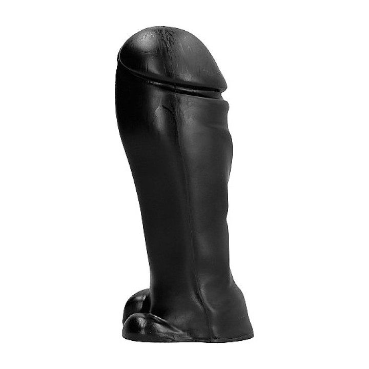 ALL BLACK Pénis réel à pointe large DONG 22 CM D-222819