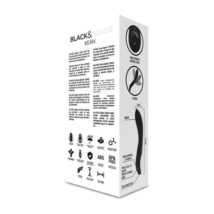 BLACKSILVER G-Punkt-Vibrator mit Touch-Steuerung KEAN