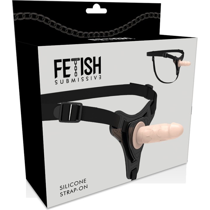 FETISH SUBMISSIVE Arnés con dildo realístico de silicona