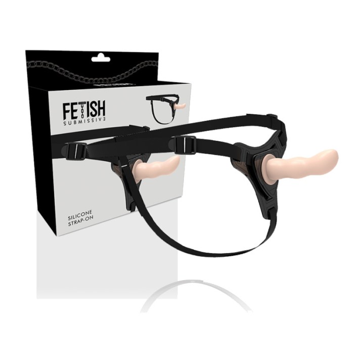 FETISH SUBMISSIVE Harness with G-spot silicone dildo