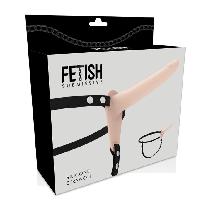 FETISH SUBMISSIVE Harness mit Silikondildo HARNESS-15CM