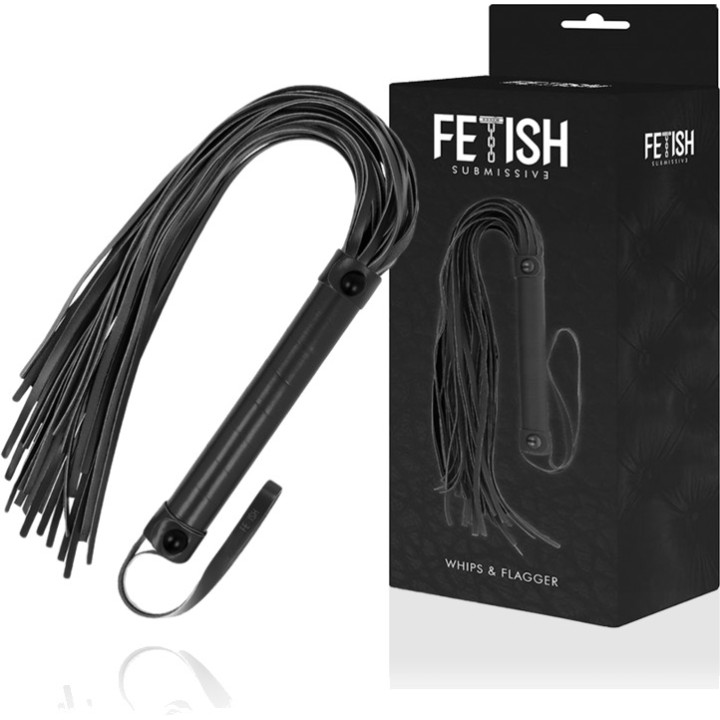 FETISH SUBMISSIVE Vegan leather strap lash D-218916