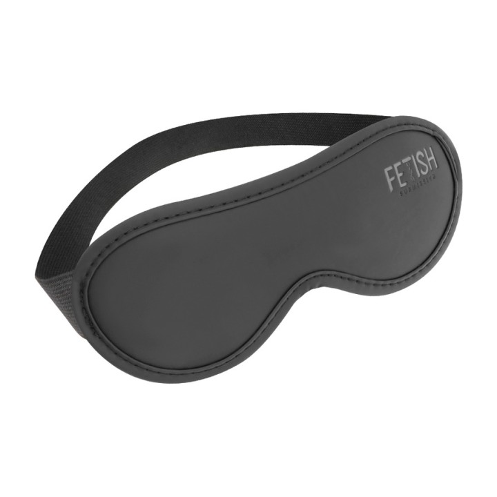 FETISH SUBMISSIVE Masque en cuir végétalien avec doublure