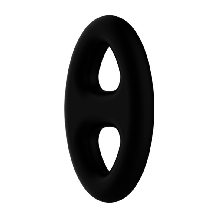 CRAZY BULL Anneau double en silicone ovale pour pénis