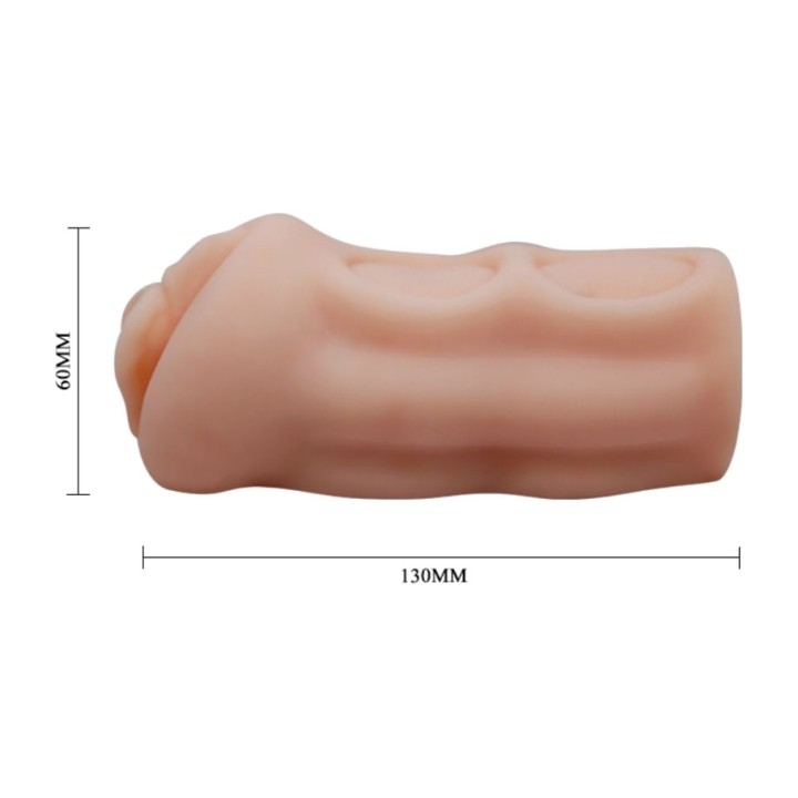 CRAZY BULL Mandeldild i vaginaskikkon LILLIAN-13CM D-218743