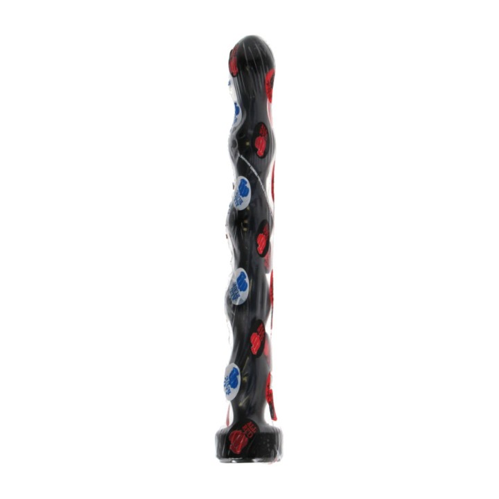 ALL BLACK Anal plug with beads 32 CM D-216237