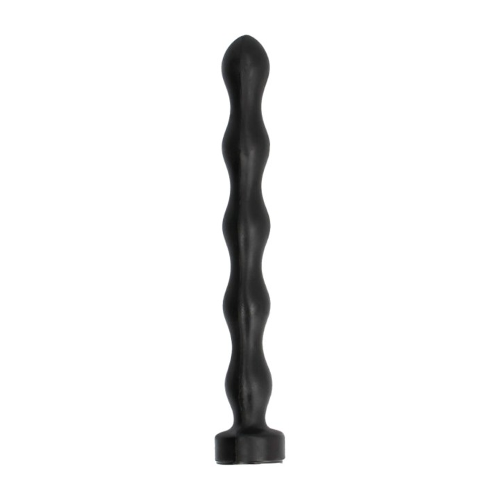 ALL BLACK Anal plug with beads 32 CM D-216237