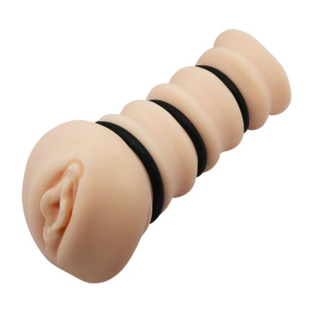 masturbatore vaginale con anelli, modello 2