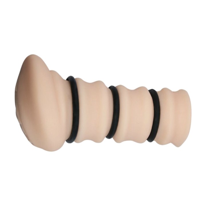 CRAZY BULL Vaginalmasturbator mit Ringen, Modell 2 D-214870