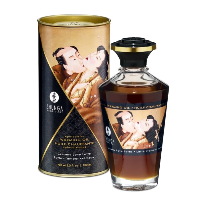 SHUNGA Olio da massaggio aromatizzato con effetto