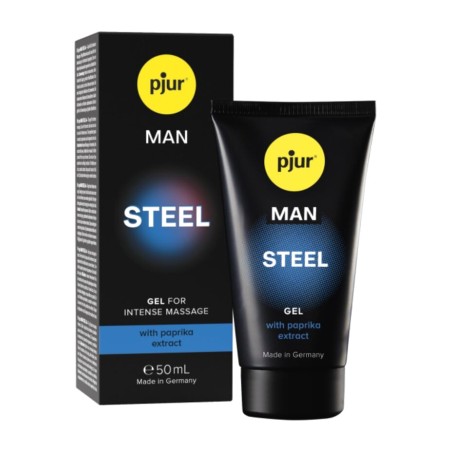 gel estimulante masculino man steel 50 ml