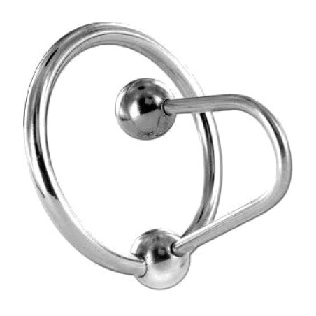 anilla de metal para glande con plug