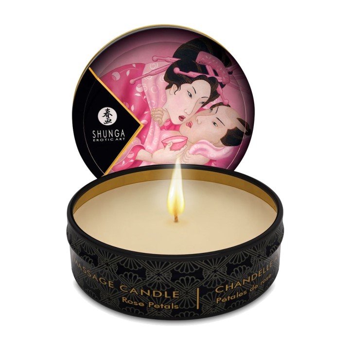 SHUNGA Espositore con candele da massaggio MINI-CARESS