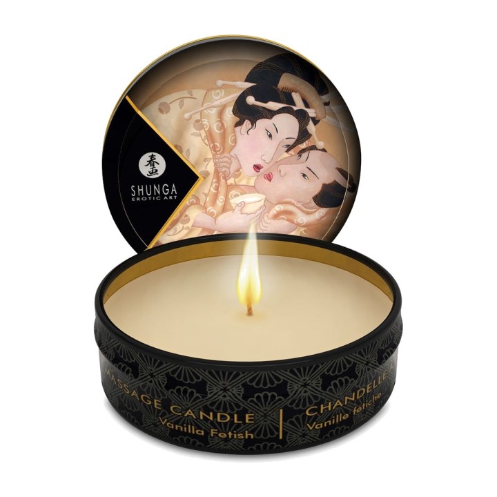 SHUNGA Expositor con velas de masaje MINI-CARESS