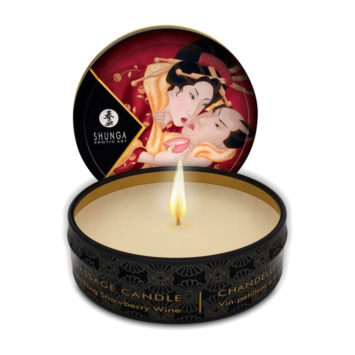 SHUNGA Aufsteller mit Massagekerzen MINI-CARESS