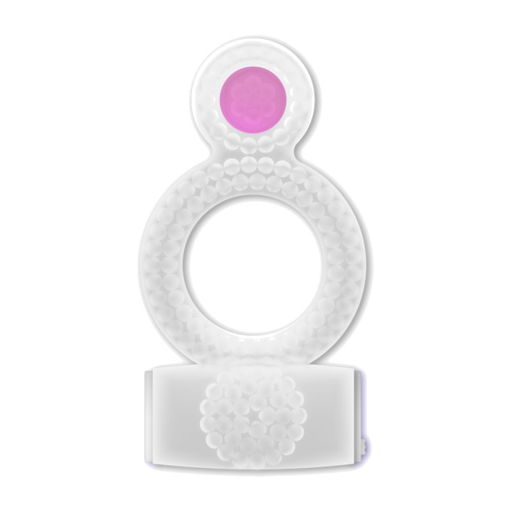 CASUAL LOVE Penis vibration ring DOUBLE PLEASURE D-217983VAR