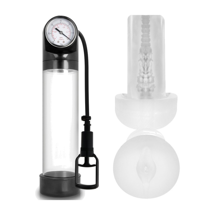PUMP ADDICTED Bomba de erección con masturbador RX9