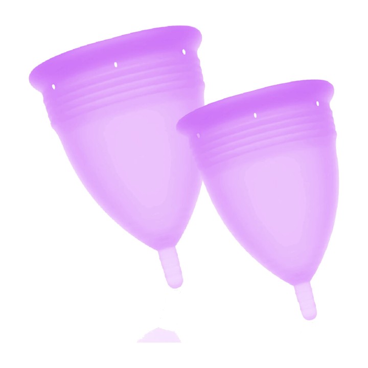 STERCUP Pack mit Menstruationstassen aus Silikon FDA