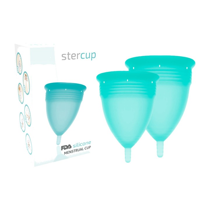 STERCUP Pack de copas menstruales silicona FDA D-222865VAR