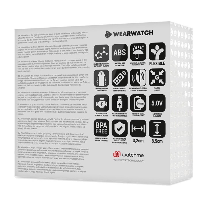 WEARWATCH Dual vibrator with watch remote control