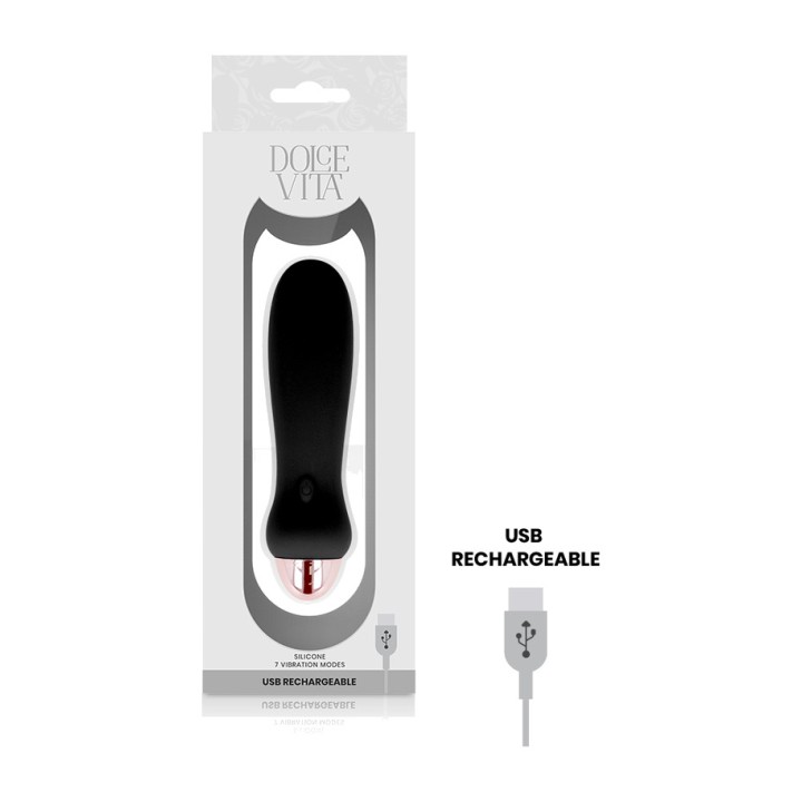 DOLCE VITA 7 sebességű töltendő vibrátor FIVE D-228458VAR