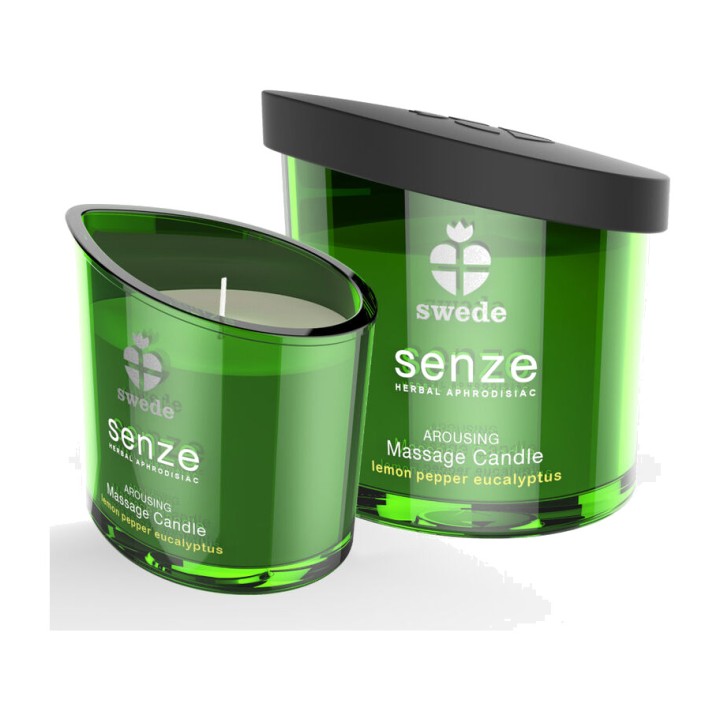 SWEDE Bougie d'ambiance parfumée à massage SENZE