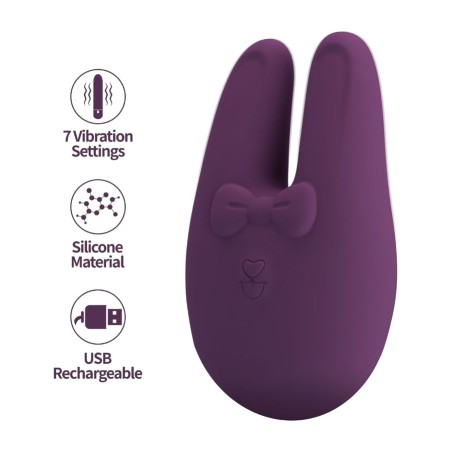estimulador de clítoris externo de 7 modos de vibración bunny