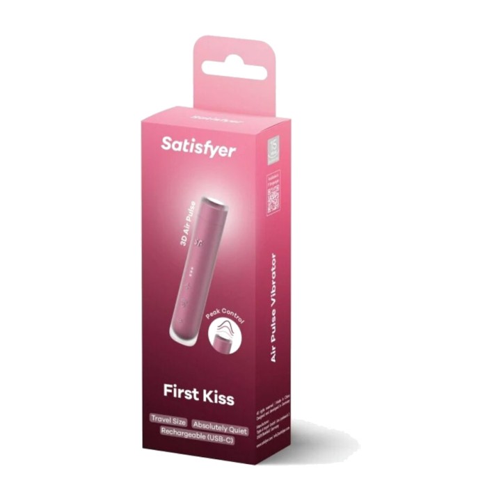 SATISFYER Stimulator de clitoris cu prudențe unde FIRST KISS