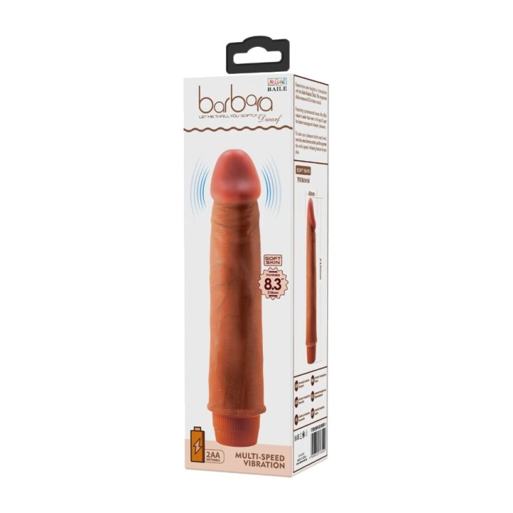 BAILE Realistic vibrator DWARF 21 CM D-242509VAR
