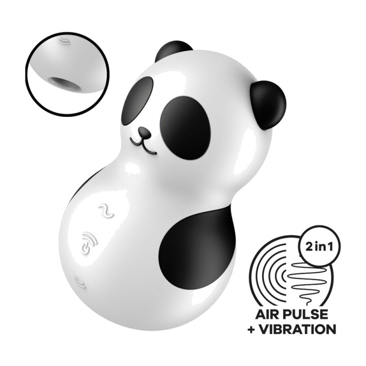 SATISFYER Suctionovací kladka s vibrací POCKET PANDA