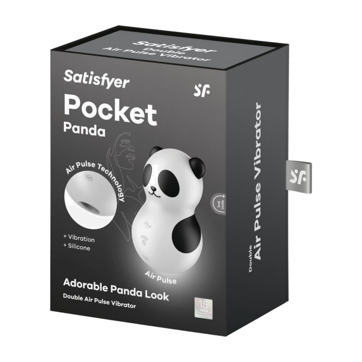 SATISFYER Clitorissauger mit Vibration POCKET PANDA D-241214