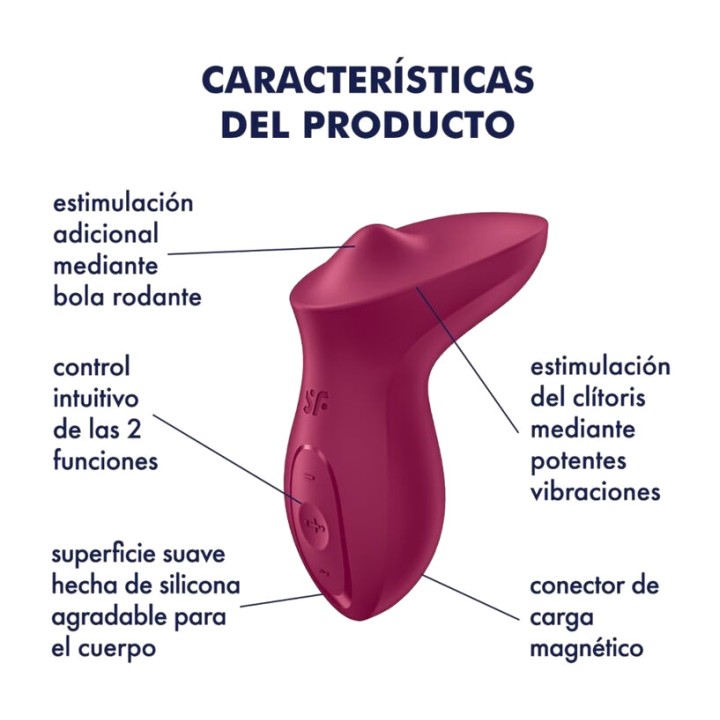 SATISFYER Clitorisanlaga vibratör EXCITERRR D-240520VAR