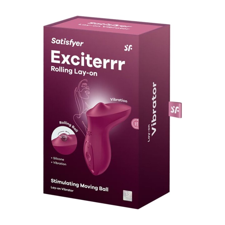SATISFYER Vibratorski lay-on za klitoris EXCITERRR