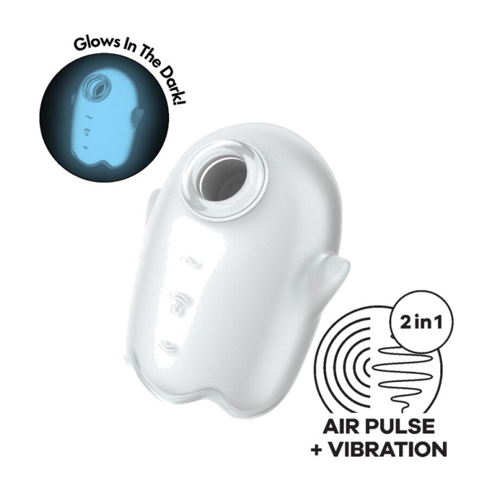 SATISFYER Clitorgál-szívó vibrátor GLOWING GHOST D-238143