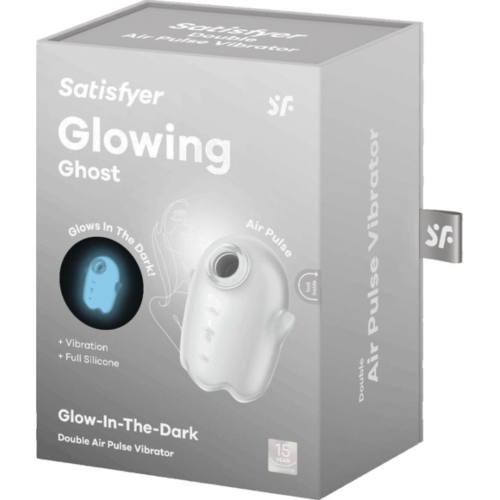 SATISFYER Aspirator de clitoris cu cuibare GLOWING GHOST