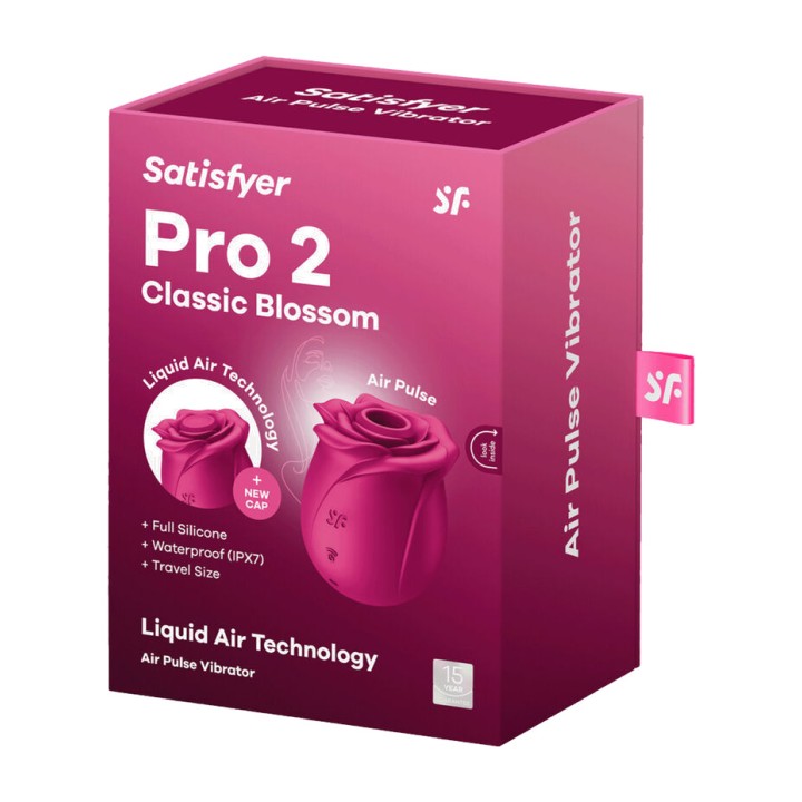 SATISFYER Cliterossuctorm vibrator AIR PULSE PRO 2 CLASSIC