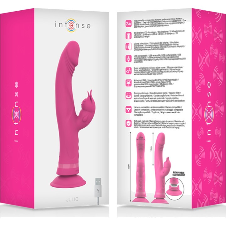 INTENSE Vibrador coelho de silicone JULIO D-234765