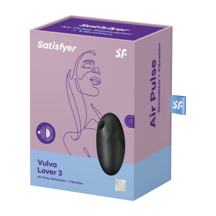 SATISFYER Succionador de clítoris con vibración VULVA LOVER