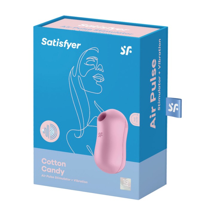 SATISFYER Clitorissauger mit Vibration COTTON CANDY