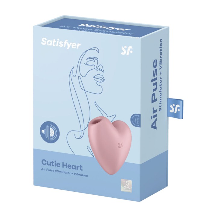 SATISFYER Clitorissauger mit Vibration CUTIE HEART D-231777