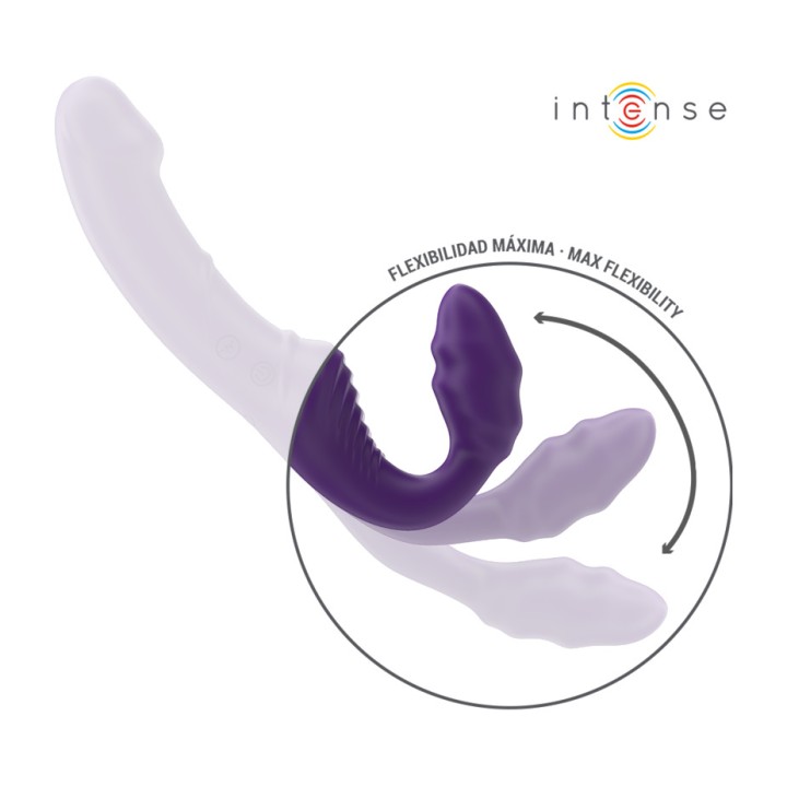 INTENSE Vibrator dublu cu control remote JILL 20 CM D-244454