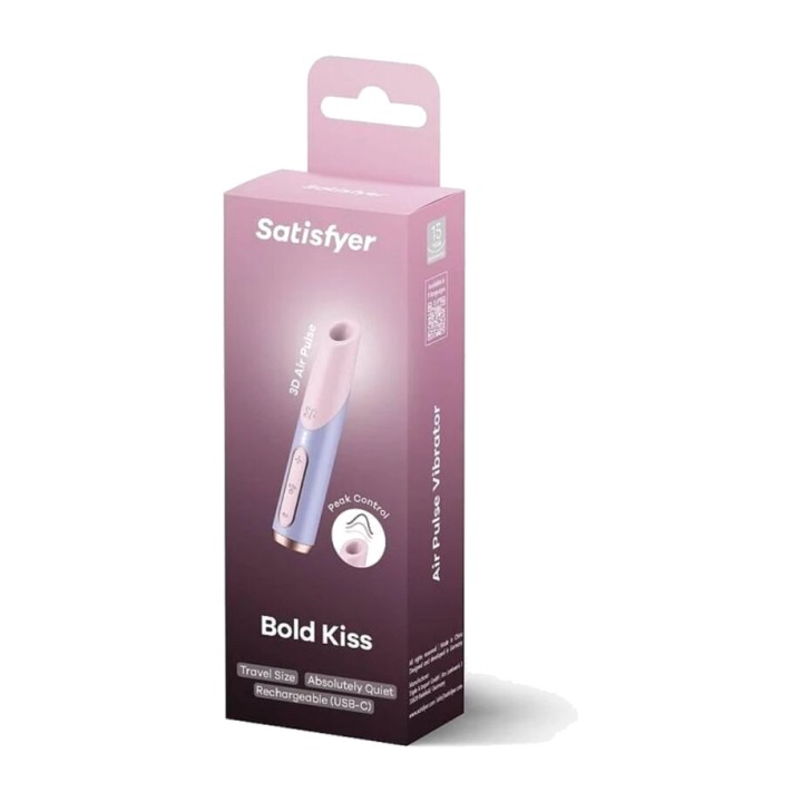 SATISFYER Klitorisvækkers med bølger BOLD KISS D-242636