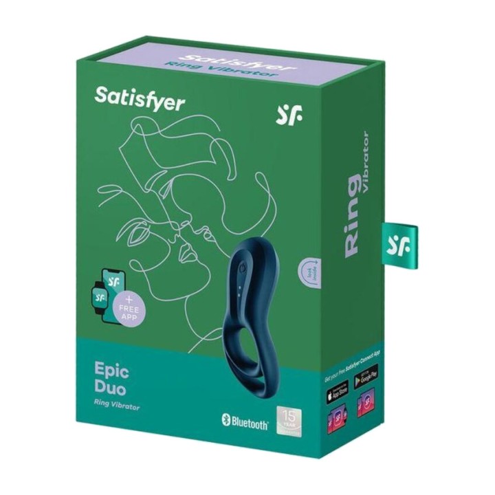 SATISFYER Schwingring für den Penis mit App EPIC DUO